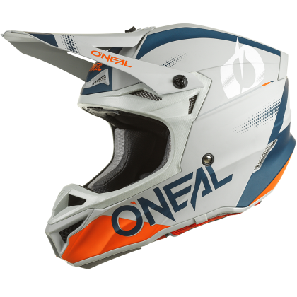 Casca Motocross O'NEAL 5SERIES HAZE V.22 BLUE/ORANGE