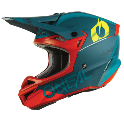 Motocross helmet O'NEAL 5SERIES HAZE V.22 BLUE/RED