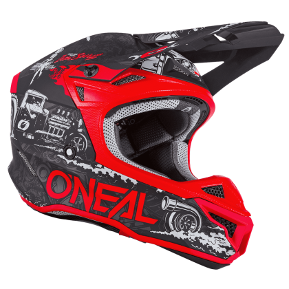 Motocross Helmet O'NEAL 5SERIES HR BLACK/RED