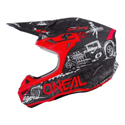 Motocross Helmet O'NEAL 5SERIES HR BLACK/RED