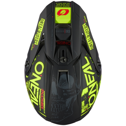 Motocross helmet O'NEAL 5SERIES POLYACRYLITE ATTACK V.23 BLACK/NEON YELLOW