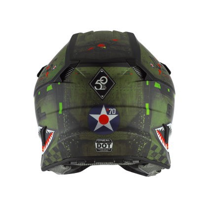 Мотокрос каска O'NEAL 5SERIES WARHAWK BLACK/GREEN