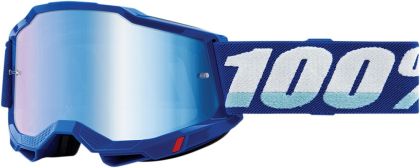 Motocross Goggles 100% ACCURI2 BLUE-MIRROR BLUE