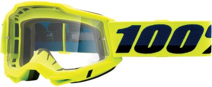 Γυαλιά Motocross 100% ACCURI2 FLUO YELLOW- CLEAR