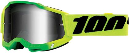 Motocross Goggles 100% ACCURI2 TRAVIS - MIRROR SILVER