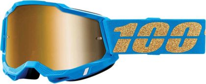 Motocross Goggles 100% ACCURI2 WATERLOO - TRUE GOLD