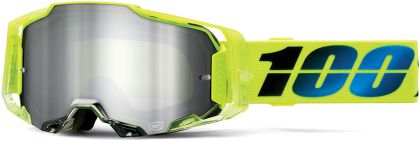 Motocross Goggles 100% ARMEGA KOROPI MIRROR SILVER FLASH