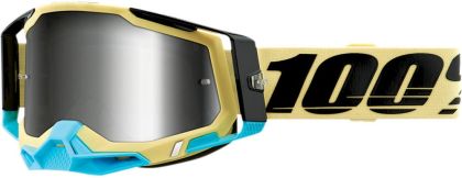 Motocross Goggles 100% RACECRAFT2 AIRBLAST-MIRROR SILVER