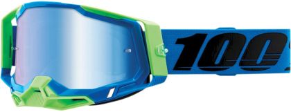 Motocross Goggles 100% RACECRAFT2 FREMONT-MIRROR BLUE