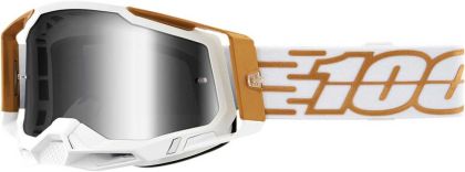 Motocross Goggles 100% RACECRAFT2 MAYFAIR - MIRROR SILVER