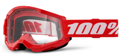 Motocross Goggles 100% STRATA2 RED 24