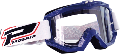 Motocross Goggles PROGRIP 3201 ATZAKI BLUE