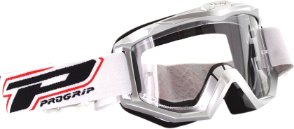 Ochelari Motocross PROGRIP 3201 ATZAKI SILVER