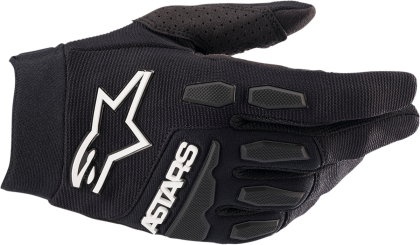 ALPINESTARS FULL BORE BLACK/WHITE motocross gloves