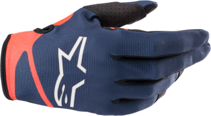 Mănuși de motocross ALPINESTARS RADAR BLUE/RED