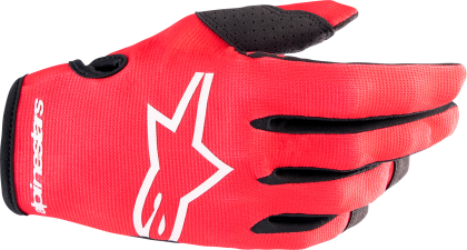 ALPINESTARS RADAR RED/WHITE motocross gloves