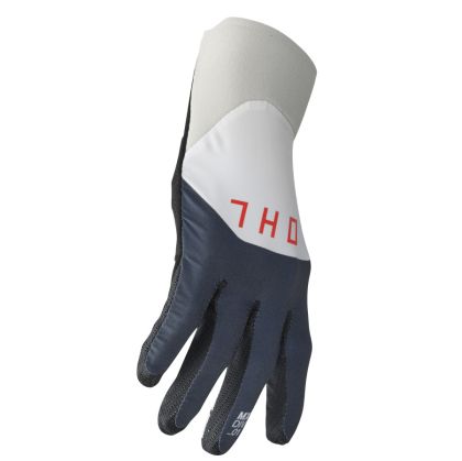 Motocross gloves THOR AGILE RIVAL MIDNIGHT/GRAY