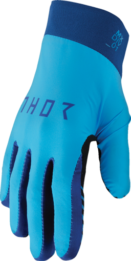 Motocross Gloves THOR AGILE SOLID NAVY/BLUE