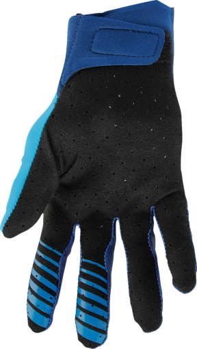 Motocross Gloves THOR AGILE SOLID NAVY/BLUE