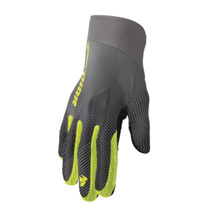 Motocross gloves THOR AGILE TECH GRAY/ACID