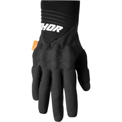 Motocross gloves THOR REBOUND BLACK/WHITE