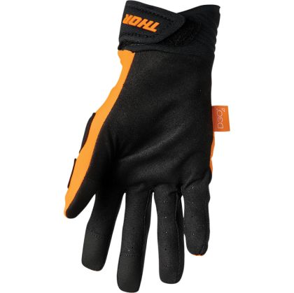 Motocross Gloves THOR REBOUND FLO ORANGE/BLACK