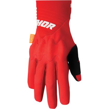 Motocross gloves THOR REBOUND RED/WHITE