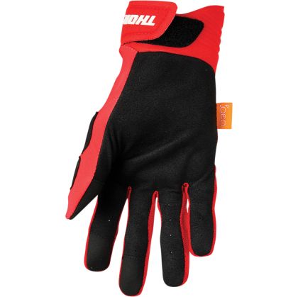 Motocross gloves THOR REBOUND RED/WHITE