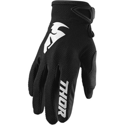 Motocross gloves THOR SECTOR BLACK