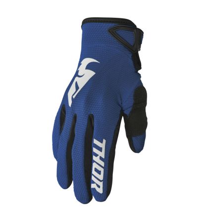 Motocross gloves THOR SECTOR NAVY/WHITE