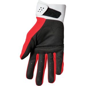 Motocross gloves THOR SPECTRUM RED/WHITE