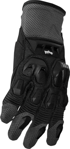 Motocross gloves THOR TERRAIN BLACK