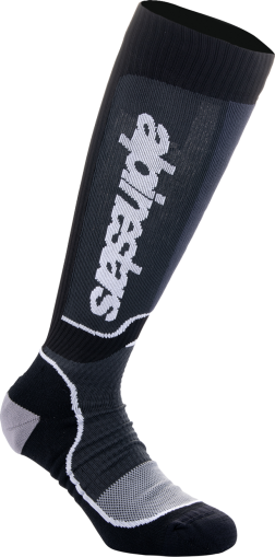 ALPINESTARS MX PLUS Motocross Socks BLACK/WHT