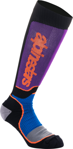 ALPINESTARS MX PLUS motocross socks BLK/PUR/BL