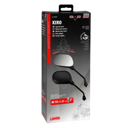 Motorcycle mirrors - KIRO 90430