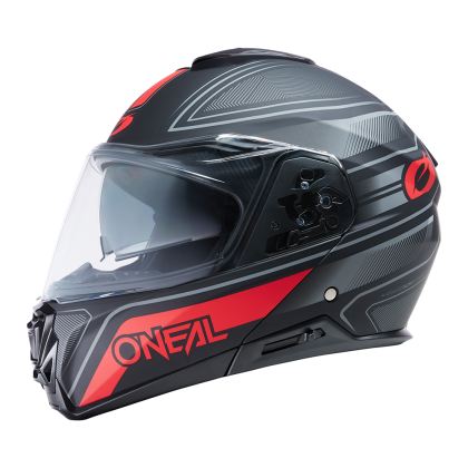 Open helmet M-SRS STRING V.22 BLACK/RED