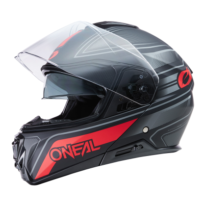 Open helmet M-SRS STRING V.22 BLACK/RED