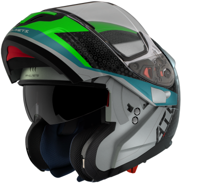 Отваряема каска MT ATOM SV ADVENTURE A6 GLOSS FLUO GREEN