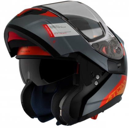 OPEN HELMET MT ATOM SV GOREX B4 MATT ORANGE