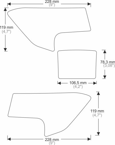 Προστατευτικό ρεζερβουάρ BMW XR 2015-2018.