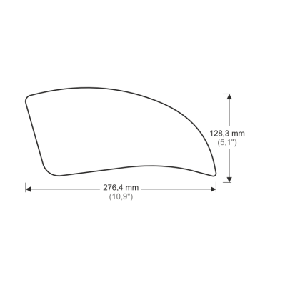 Протектор за резервоар KAWASAKI Z 1000 SX 2011-2019г HDR259/PR3420