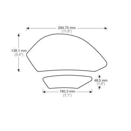 KAWASAKI ZX HDR220/PR3442 Tank Protector