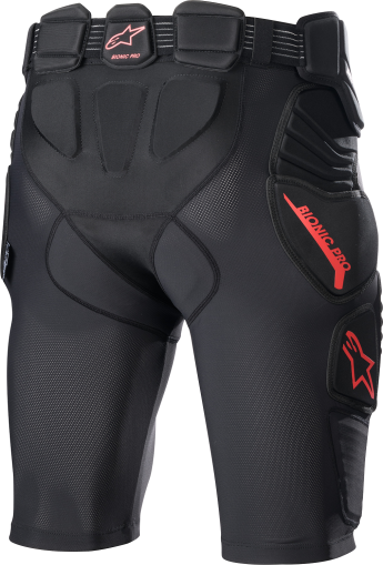 Protective wedge ALPINESTARS SHORT BIONIC PRO BLACK/RED