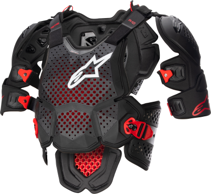 Προστατευτικός προφυλακτήρας ALPINESTARS A-10 V2 ΜΑΥΡΟ/ΚΟΚΚΙΝΟ