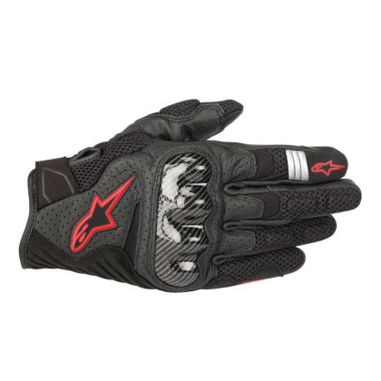 Γάντια ALPINESTARS SMX-1 AIR V2 ΜΑΥΡΟ/ΚΟΚΚΙΝΟ