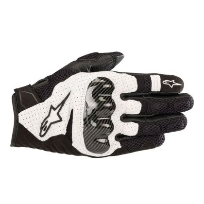 Mănuși ALPINESTARS SMX-1 AIR V2 NEGRU/ALB