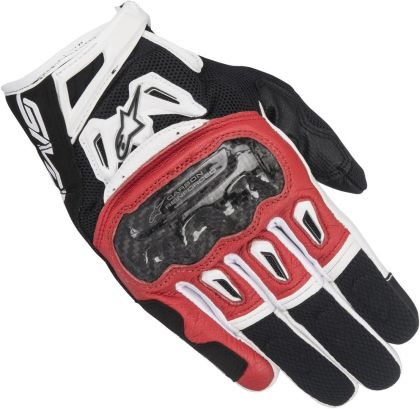 Gloves ALPINESTARS SMX-2 AIR CARBON V2 BLACK/WHITE/RED