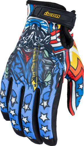 Gloves ICON Hooligan™ Flyboy CE BL