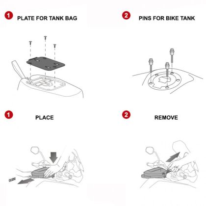 Σύστημα τοποθέτησης SHAD PIN SYSTEM - BMW X015PS