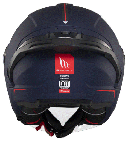 Scooter helmet MT COSMO SV SOLID A7 MATT BLUE